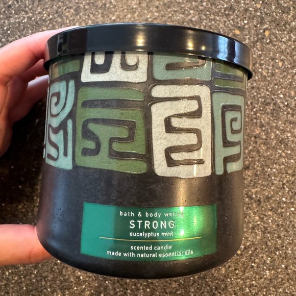 Bath & Body Works Other - NWOT Bath & Body Works 3-Wick Candle - STRONG Eucalyptus Mint